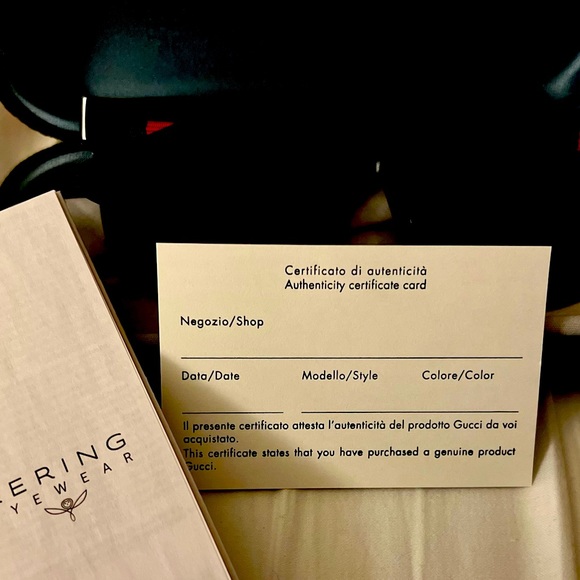 Gucci Mens or women’s sunglasses with case and certificate of authenticity - Picture 2 of 6